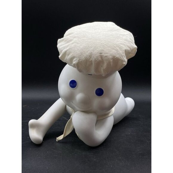 2000 Recipe Time Laying Down Pillsbury Doughboy Poppin' Fresh Danbury Mint - Picture 3 of 12